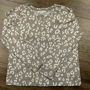 Womens long sleeve, lightweight sweatshirt